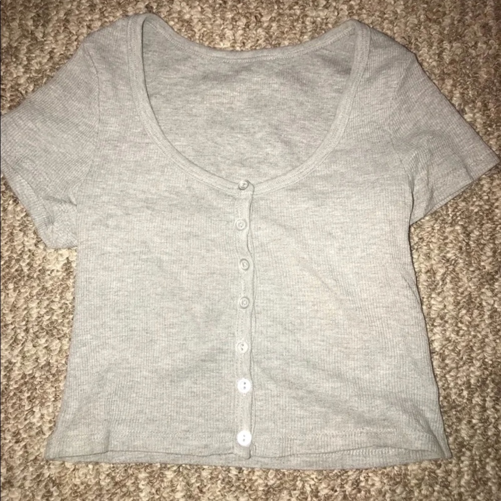 American Apparel cropped t shirt